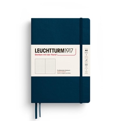 Leuchtturm A5 Medium Hardcover Deep Sea Dotted Notebook, niet bekend - Overig - 4004117661280