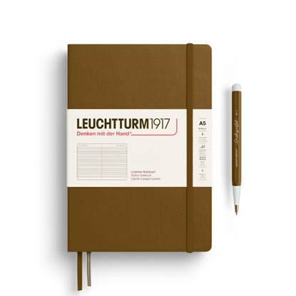 Leuchtturm A5 Medium Hardcover Spice Brown Ruled Notebook, niet bekend - Overig - 4004117661372