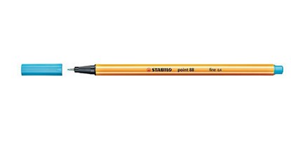 point 88, premium fineliner 0.4 mm, azuur blauw, per stuk, niet bekend - Overig - 4006381333931