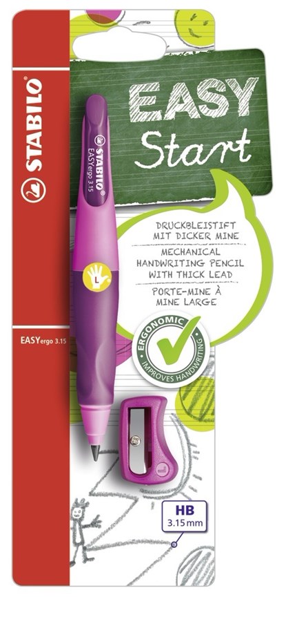 EASYergo 3.15, ergonomische vulpotlood, linkshandig, roze/lila, niet bekend - Overig - 4006381468640