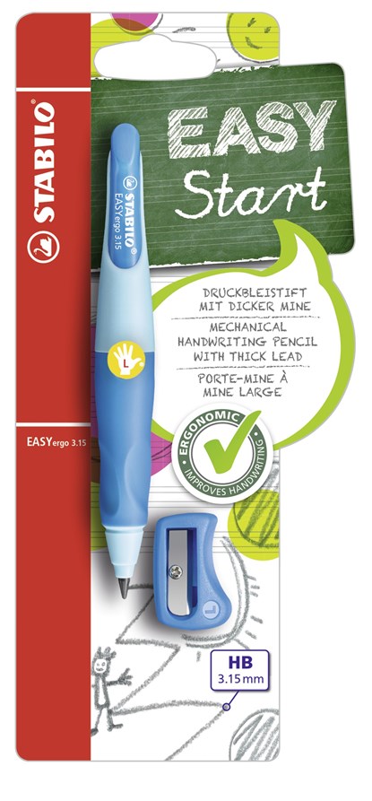 EASYergo 3.15, ergonomische vulpotlood, linkshandig, blauw/donker blauw, per stuk, niet bekend - Overig - 4006381468671