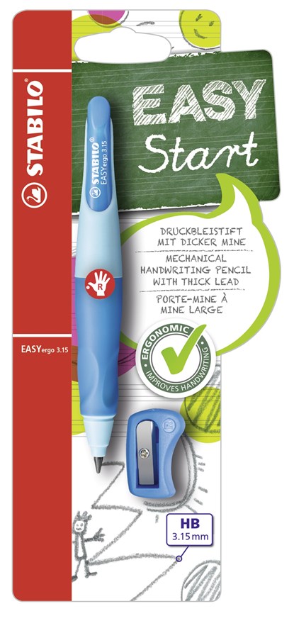 EASYergo 3.15, ergonomische vulpotlood, rechtshandig, blauw/donker blauw, per stuk, niet bekend - Overig - 4006381468732