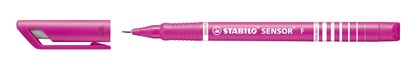 SENSOR, Fineliner, Fijn 0.3 mm, Met Meeverende Schrijfpunt- roze, per stuk, niet bekend - Overig - 4006381491860