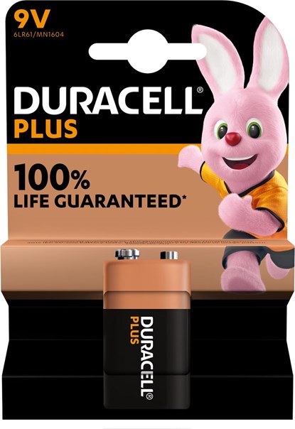 Duracell batterij Plus 100% 9V, niet bekend - Overig - 5000394142190