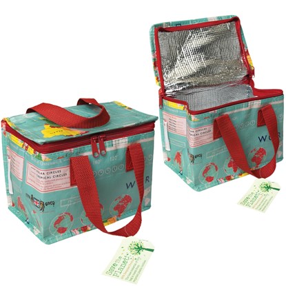 Lunchbag vintage world map, niet bekend - Gebonden - 5027455387468