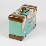 Spaarpot vintage world map - Sass & Belle - 5055992710319