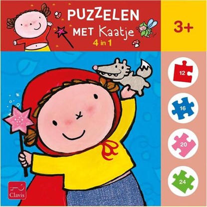 Puzzelen met Kaatje. 4-in-1-puzzel (Dag Roodkapje), niet bekend - Gebonden - 5407009980060