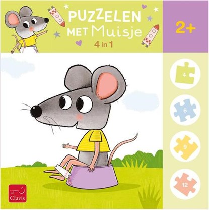 Puzzelen met muisje. 4-in-1-puzzel, niet bekend - Gebonden - 5407009980084