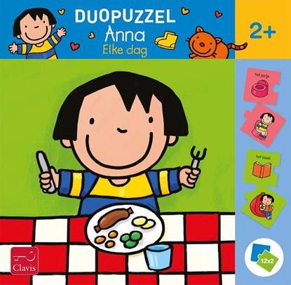 Anna Duopuzzel - Elke Dag (12 x 2), niet bekend - Gebonden - 5407009980237