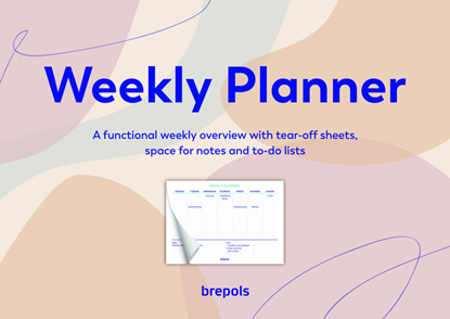 Planner Brepols Weekly planner A4 7d/1p, niet bekend - Overig - 5412303385282