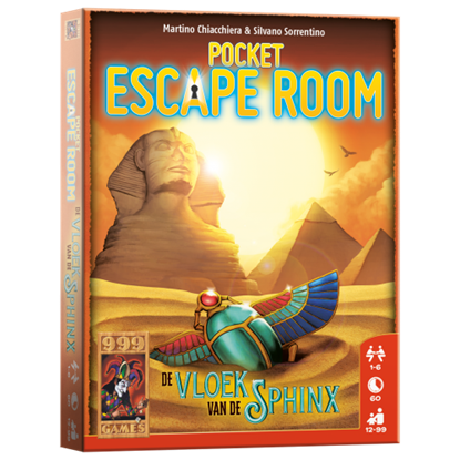 Pocket Escape Room De Vloek van de Sphinx, 999games - Overig - 5555555555595