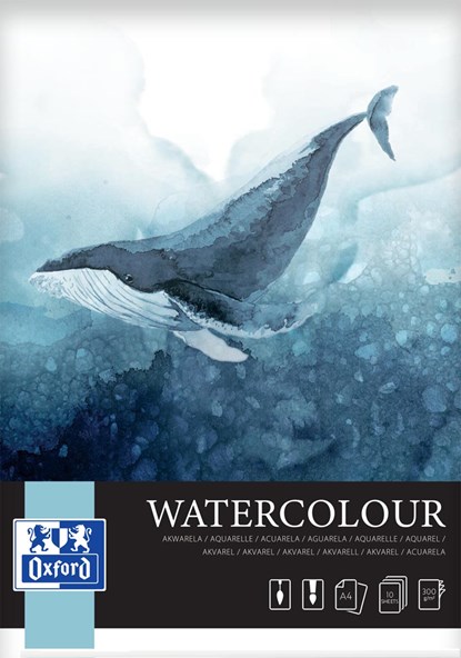 Oxford aquarelblok spiraal A4, 10 vel, 300 g/m², niet bekend - Overig - 5904017078630