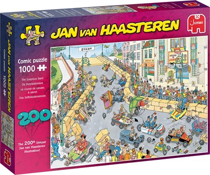 Jan van Haasteren 200ste Legpuzzel - Zeepkisten Race puzzel - 1000 stukjes, Jan van Haasteren - Overig - 8710126200537