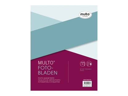Fotobladen Multo A4 23r wit met zuurvrij dekvel krimp a 20 stuks, niet bekend - Overig - 8710986004061