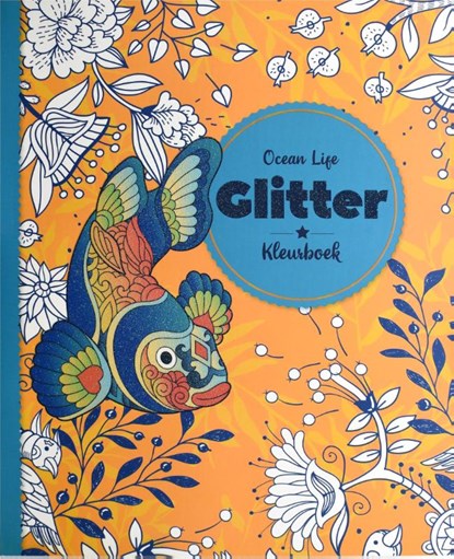Glitter kleurboek Ocean life, niet bekend - Gebonden - 8712048319144