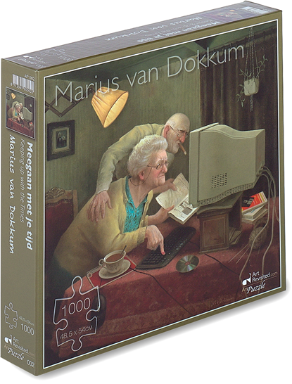 Marius van Dokkum - Meegaan met je tijd- Puzzel 1000 stukjes, niet bekend - Gebonden - 8713341900022