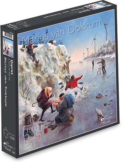 Marius van Dokkum - IJspret- Puzzel 1000 stukjes, niet bekend - Gebonden - 8713341900039