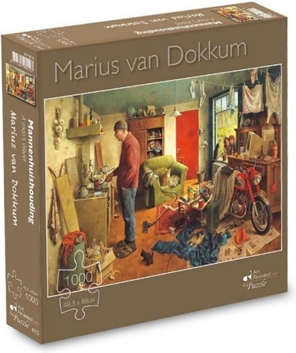 Mannenhuishouding - Marius van Dokkum (1,  - Gebonden - 8713341900107