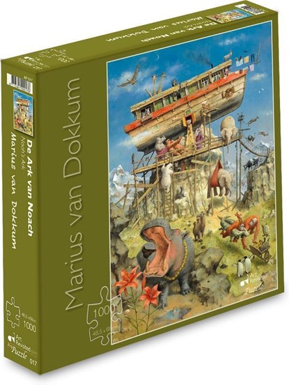 Marius van Dokkum-De Ark van Noach Puzzel 1000 stukjes,  - Gebonden - 8713341900176