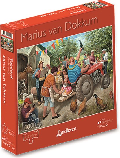 Marius van Dokkum - Tuinfeest  -  Puzzel 1000 stukjes, niet bekend - Overig - 8713341900220