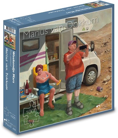 Marius van Dokkum Weekendje Mars  Puzzel 1000 stukjes, niet bekend - Gebonden - 8713341900367