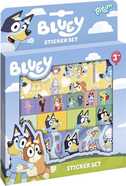 Bluey Sticker Set, niet bekend - Overig - 8714274290105