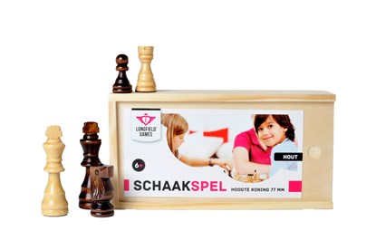 Schaakstukken Koningshoogte 77 mm,  - Overig - 8716096000658