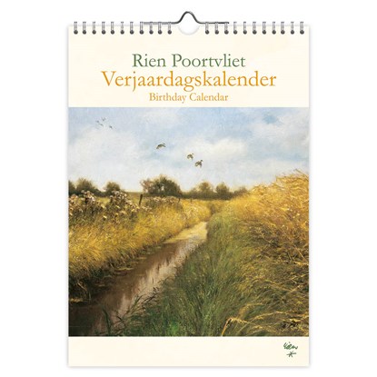 Rien Poortvliet natuur A4 verjaardagskalender, niet bekend - Overig - 8716467158407
