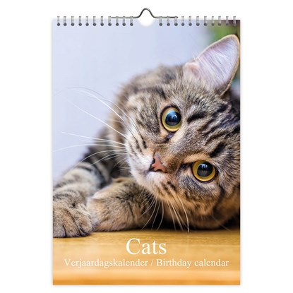 Cats A4 verjaardagskalender, niet bekend - Overig - 8716467158575