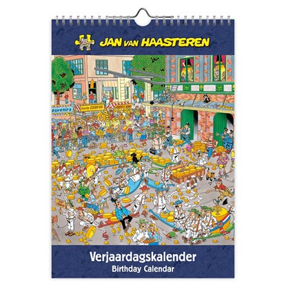 Jan van Haasteren A4 verjaardagskalender, niet bekend - Overig - 8716467158933
