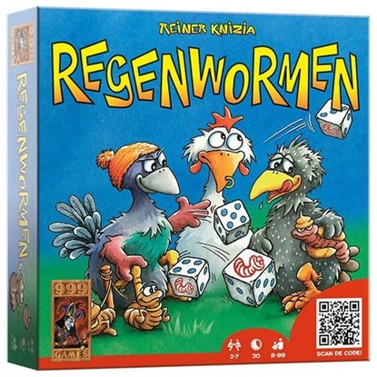 REGENWORMEN, niet bekend - Gebonden Dobbelspel - 8717249192053