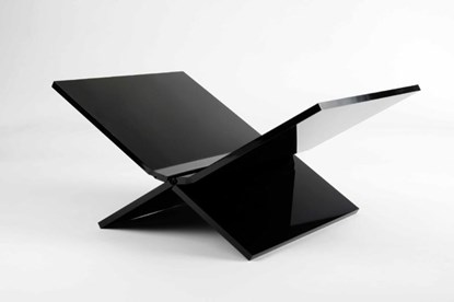 Boekenstandaard perspex middel design zwart, niet bekend - Gebonden - 8717953273840