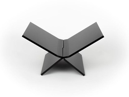 Boekenstandaard perspex middel design mat zwart, niet bekend - Gebonden - 8717953273864