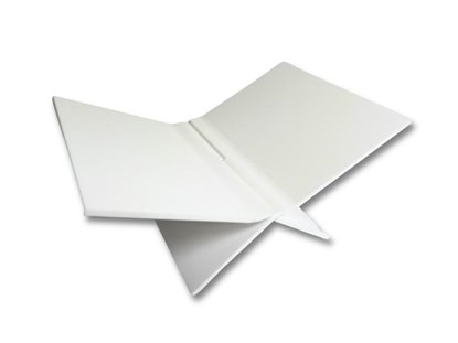 Boekenstandaard perspex middel design mat wit, niet bekend - Gebonden - 8717953273871