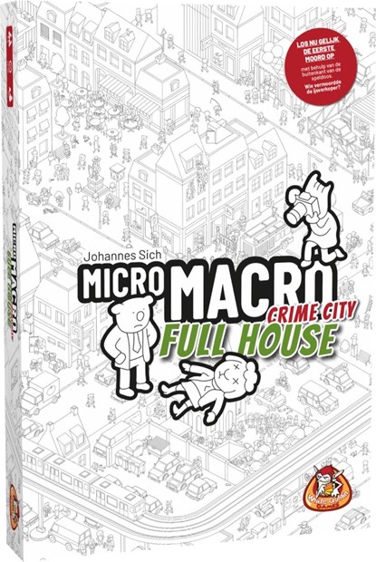MicroMacro Crime City: Full House, Sich, Johannes& Games, Hard Boiled - Overig Spel - 8718026303532