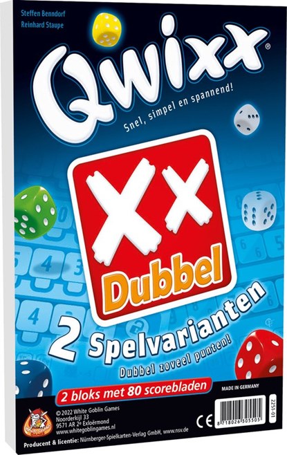 Qwixx Dubbel, niet bekend - Overig - 8718026305505