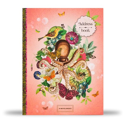 Pimpelmees address book A5Peach, niet bekend - Overig - 8719497161614
