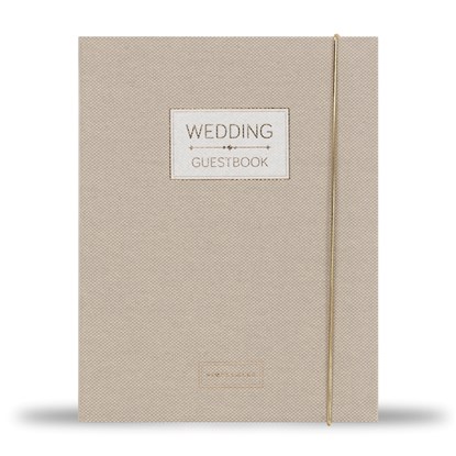 Pimpelmees wedding guestbookLuxe edition linnenwarm nude, niet bekend - Overig - 8719497163700