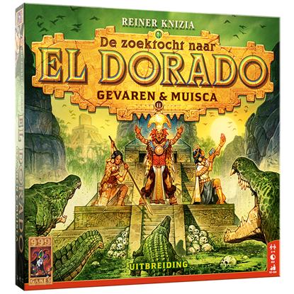 Spel De Zoektocht naar El Dorado: Gevaren & Muisca Uitbreiding - Bordspel, Spellen, Van der Meer - Overig Spellen - 8720289474492