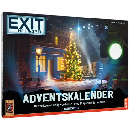 Spel Exit: Adventskalender: De verdwenen Hollywood-ster - Breinbreker, Spellen, Van der Meer - Overig Spellen - 8720289478636