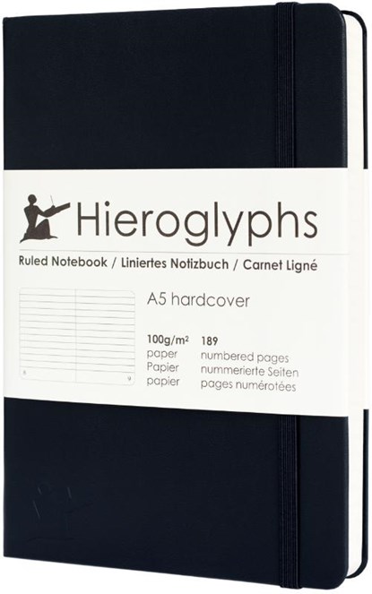 Hieroglyphs Notitieboek A5 Gelijnd, niet bekend - Gebonden - 8720299169036