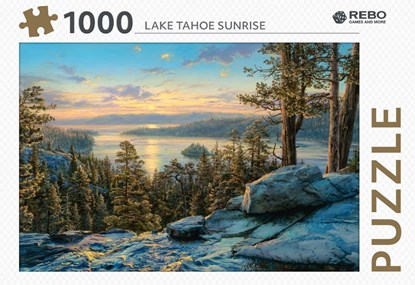 Rebo legpuzzel 1000 stukjes - Lake Tahoe sunrise, niet bekend - Gebonden - 8720387822072