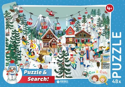 Rebo legpuzzel 48 stukjes - Cas & Cato winter, niet bekend - Overig - 8720387822270