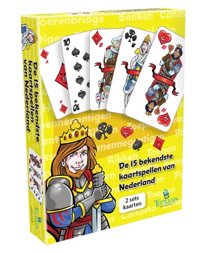 De 15 bekendste kaartspellen, niet bekend - Overig Speldoos - 8720615480234