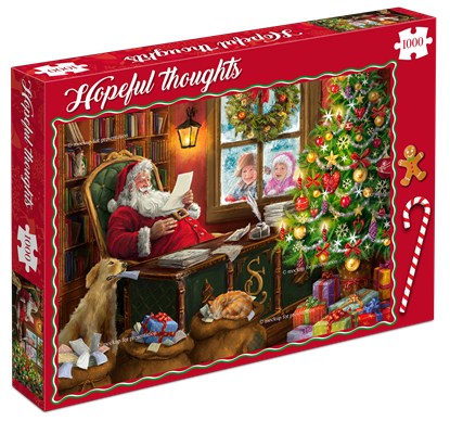 Kerstpuzzel Hopeful Thoughts, niet bekend - Overig - 8720615480807