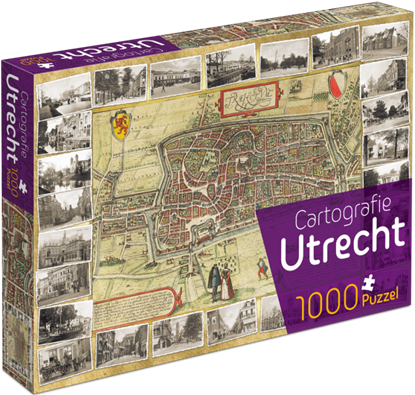 Puzzel Cartografie Utrecht, Tucker's Fun Factory - Overig Doos met 1000 puzzelstukjes - 8720615480852