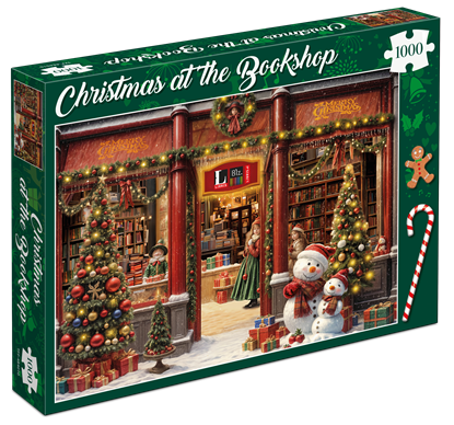 Kerstpuzzel Christmas at the Bookshop, niet bekend - Overig - 8720615484010