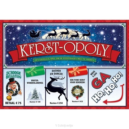 Kerst-Opoly , niet bekend - Overig - 8720634930789