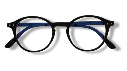 reader rubberized Black , Spring hinge, BlueShields Lens, niet bekend - Overig - 8720813373147