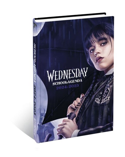 Wednesday Schoolagenda - 2024-2025, niet bekend - Gebonden - 8721042910042